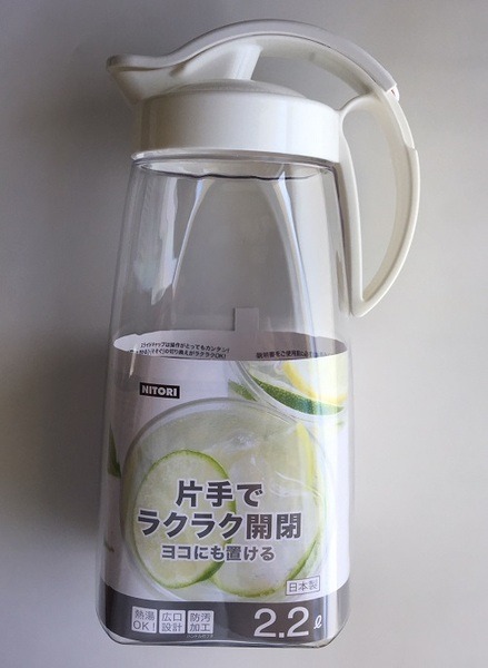 ニトリの冷水ポット「縦横スライドピッチャー」は麦茶の作り置きに最適　筆者が今まで不満だった問題点をすべてクリアしました