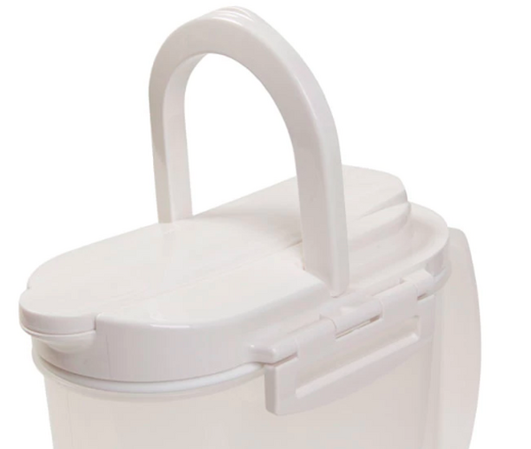 ニトリのフタを2か所でカチッと留めるタイプ