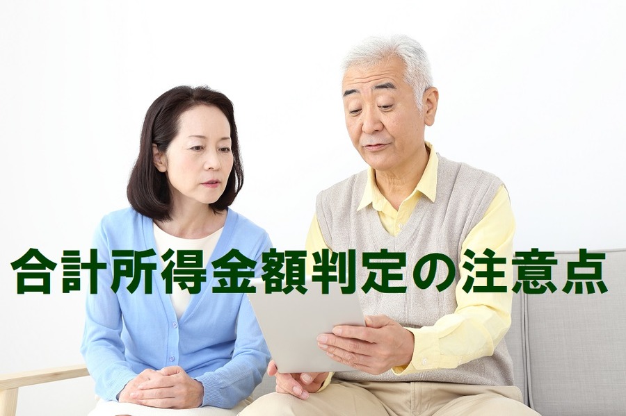 合計所得金額判定の注意点