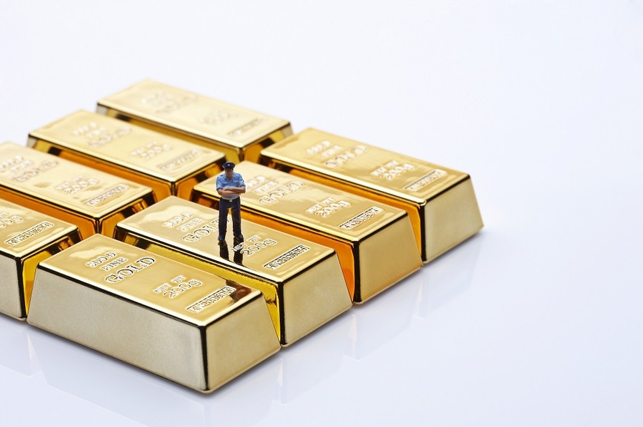 金が値下がりしても、現物が残る