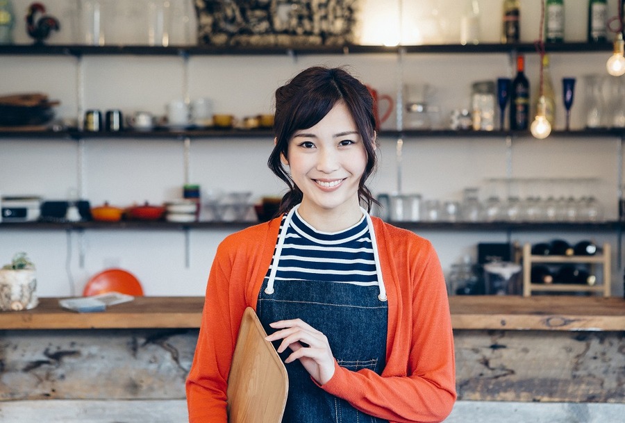 一番多いのは接客業