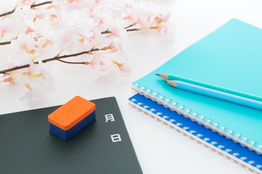 新学期になるとノートを買い替える