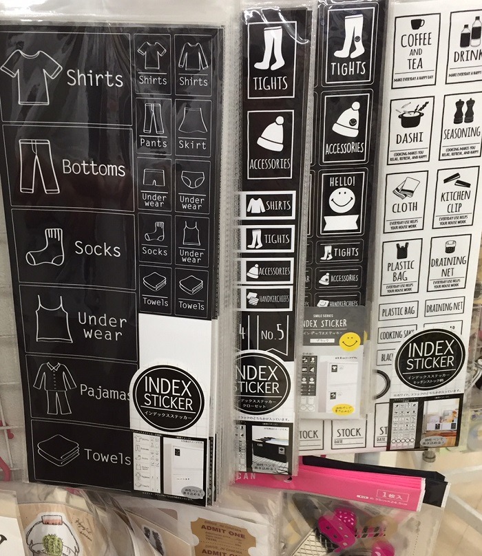 インデックスステッカー