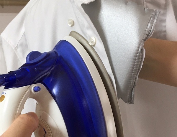 ハンガーにかけたまま使える