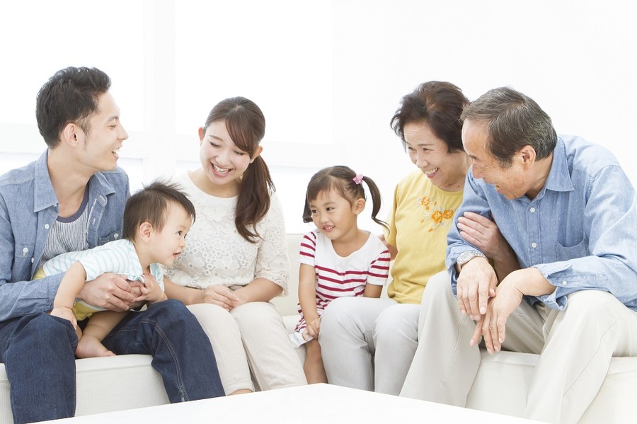 >家族。これが何よりもの資産