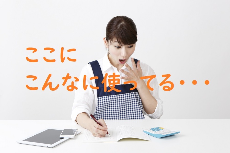 こんなに使ってた