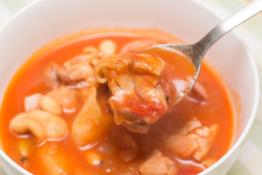 野菜たっぷり食べるスープ