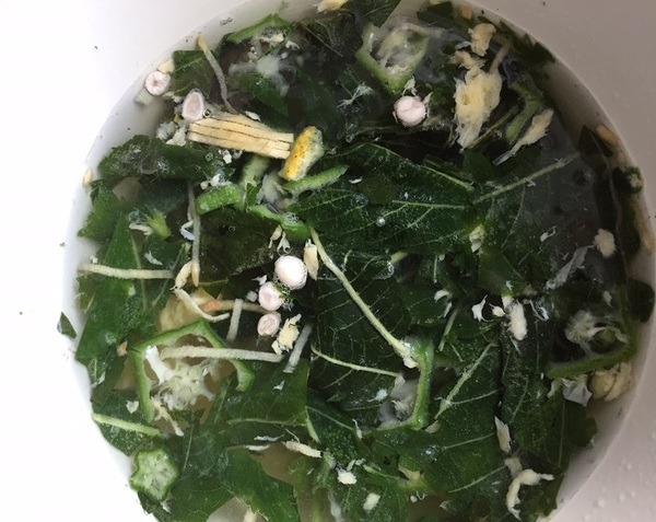 オクラとモロヘイヤのネバネバ野菜