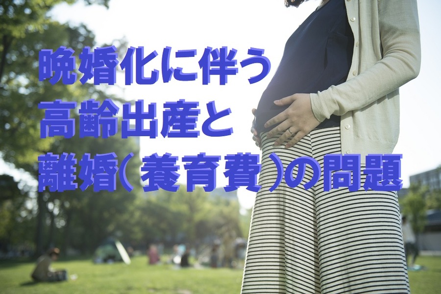 晩婚化に伴う高齢出産と離婚（養育費）の問題