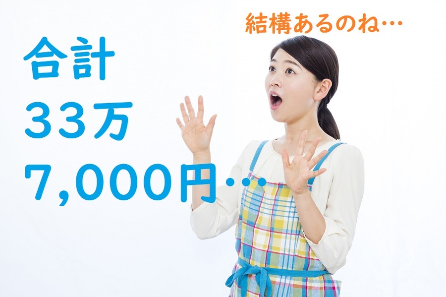 年間を通じると絶対必要な支出