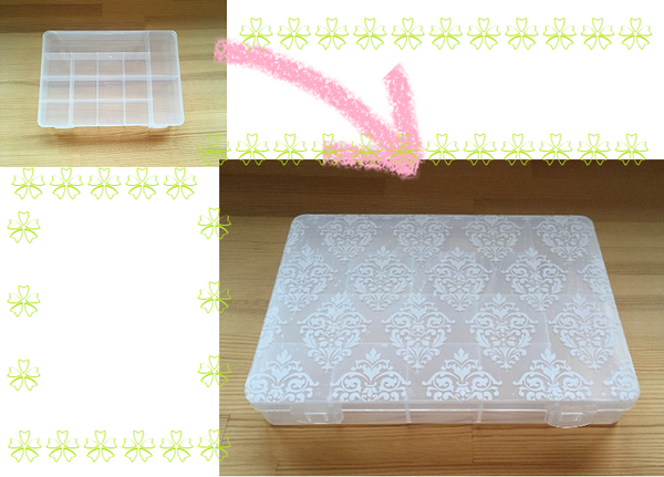 クリアケースもかわいくなる