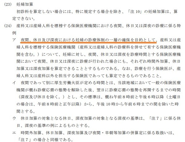 厚生労働省　医科診療報酬点数表に関する事項