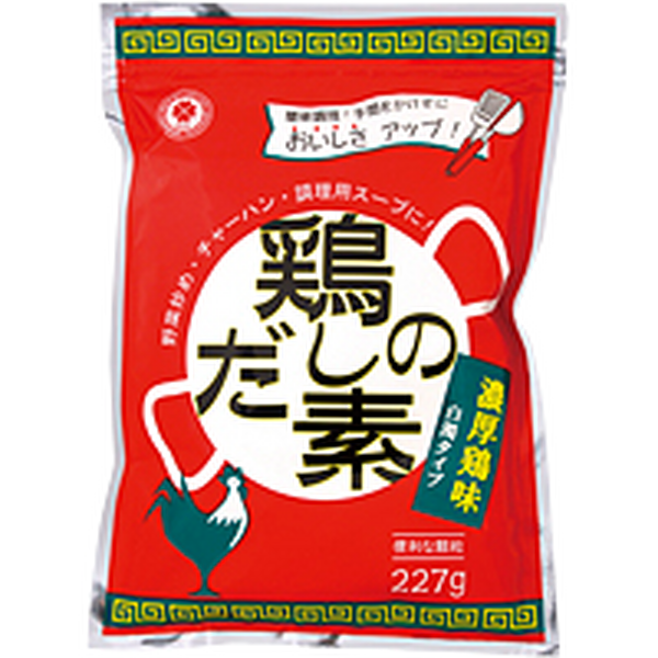 鶏だしの素　227グラム　185円（中国産）