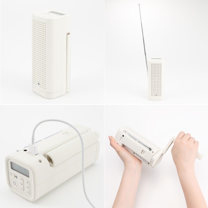 手回し充電ラジオ