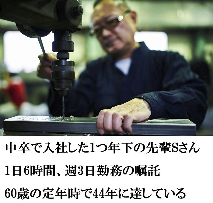 中卒入社の先輩