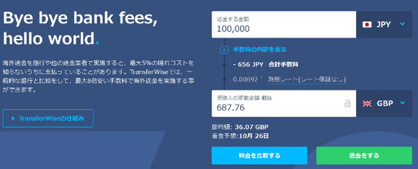 「換金するだけでお金がかかる」海外で生活している方へ　便利でお得な換金方法「トランスファーワイズ」について
