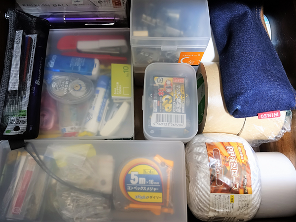 文房具がきちんと収納できました