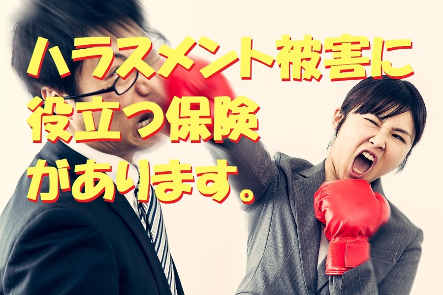 個人がハラスメント被害にあった際、役に立つ保険