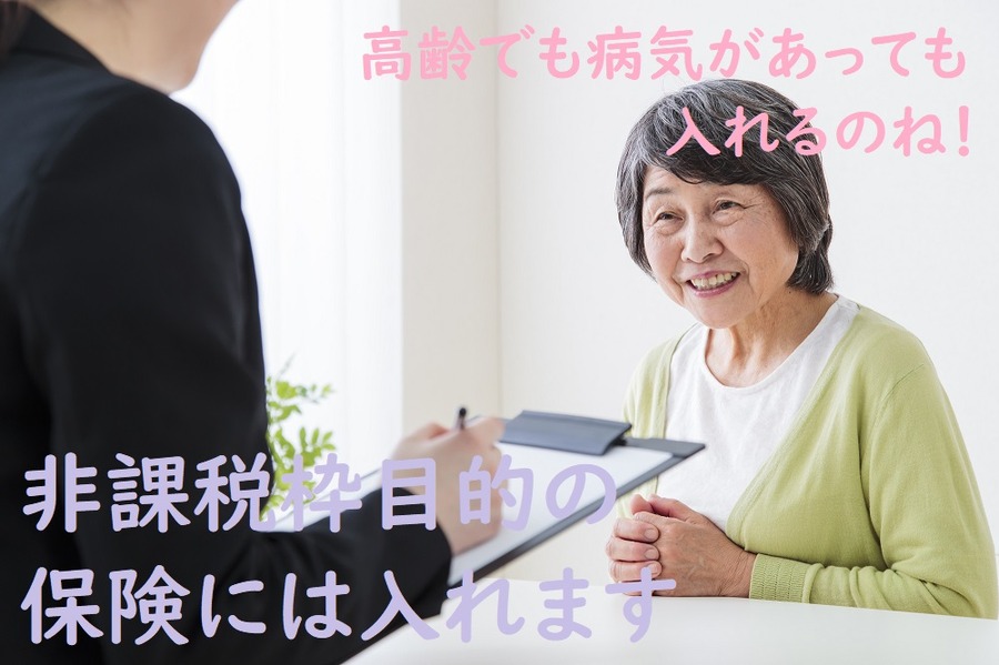 非課税枠目的の保険には入れる