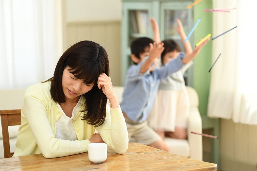 子どもが散らかす