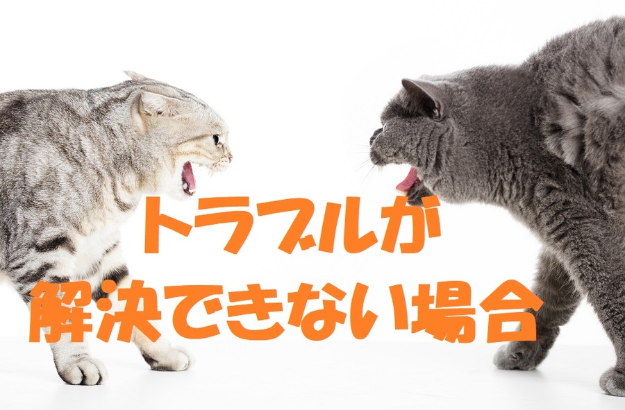 トラブルが解決できない場合
