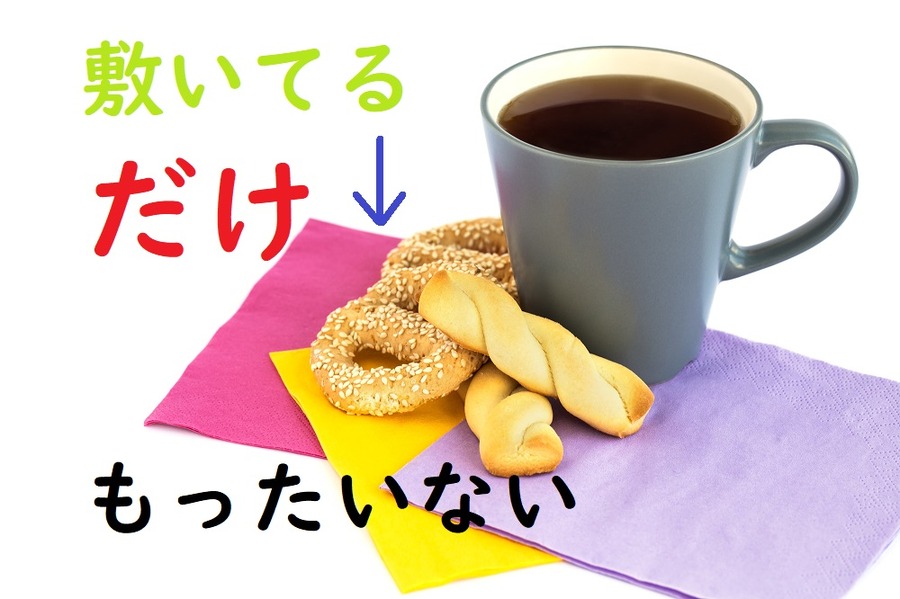 敷いてるだけってもったいない