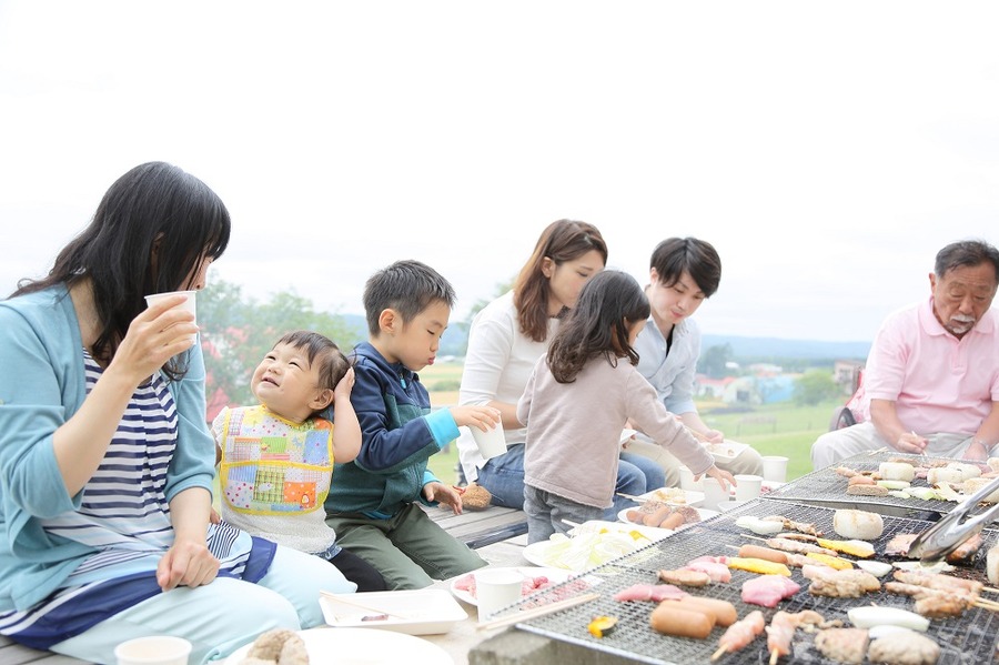 みんなでバーベキュー