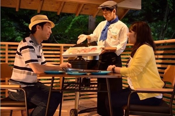 専用のBBQ焼き台
