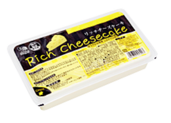 スイーツ人気商品リッチチーズケーキ