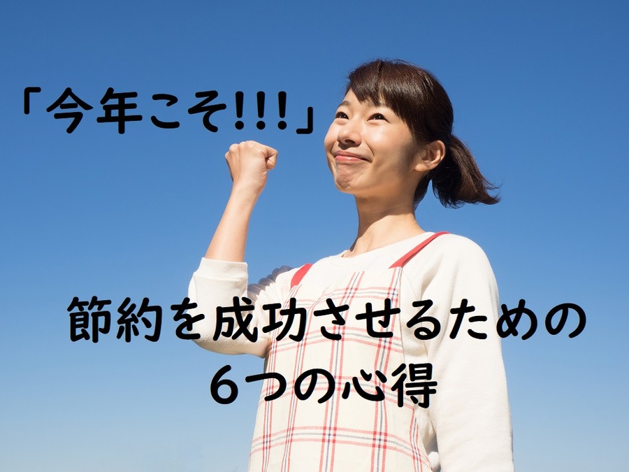 節約を成功させる