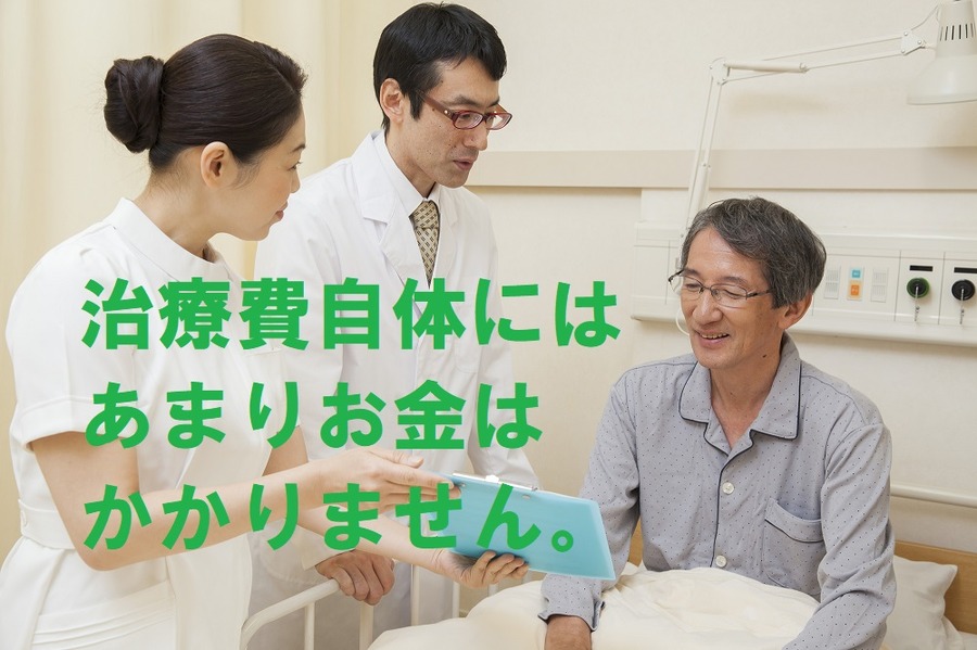 治療自体にあまりあお金のかからない日本