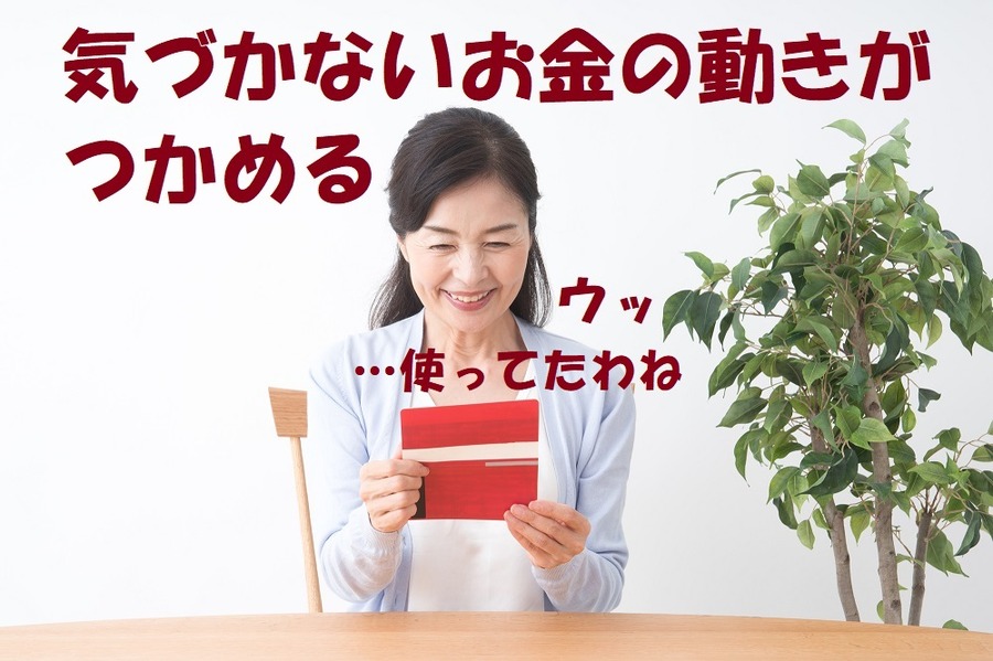 気づかないお金の動きがつかめる