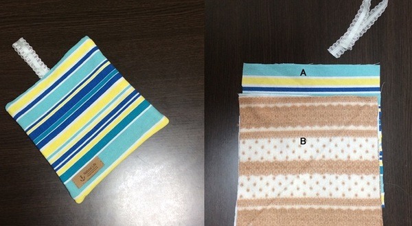 いらなくなったフリースをリメイクして小物（指なし手袋・足首ウォーマー・鍋敷き）を作ろう