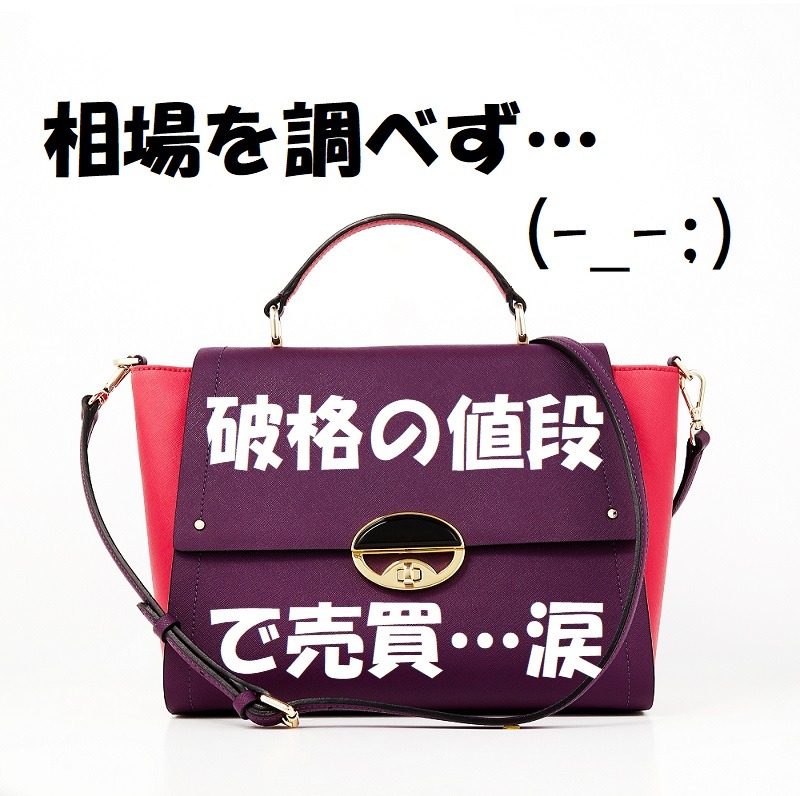 破格の値段で売買してしまったカバン