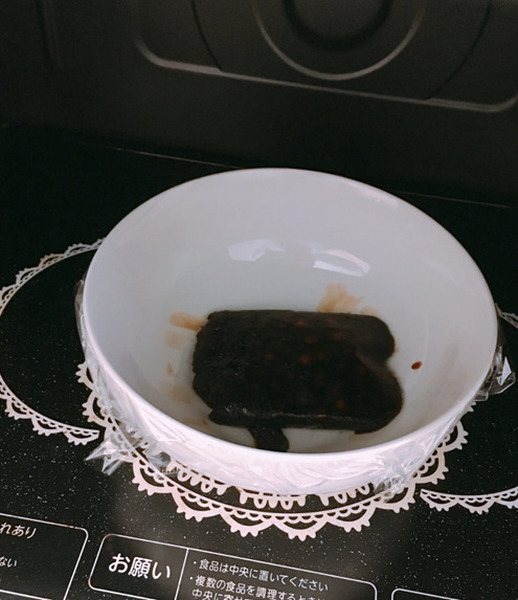 電子レンジで調理してみました