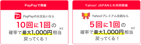 全額還元は「その他クレジットカード」での支払いが対象外に