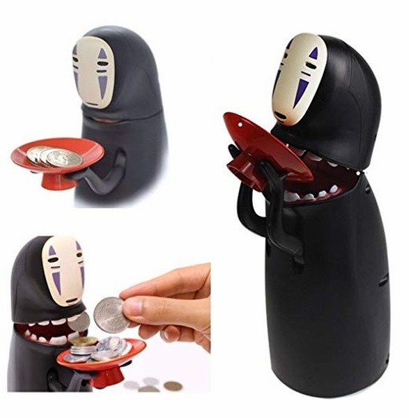 千と千尋の神隠しのキャラクター　「カオナシ貯金箱」