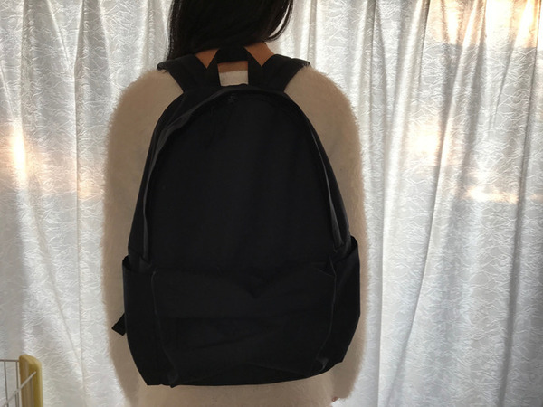 リュックを背負ってみた