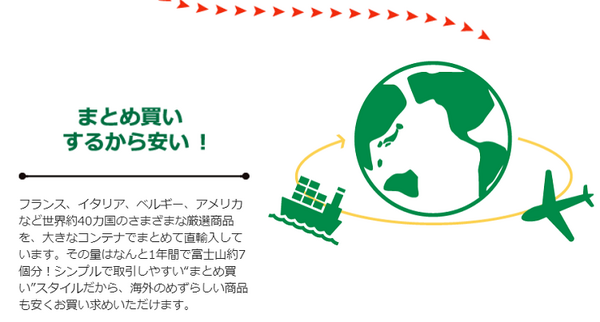 世界でまとめ買い
