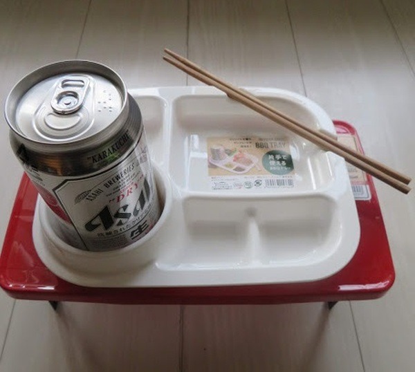 片手で使えるBBQトレー