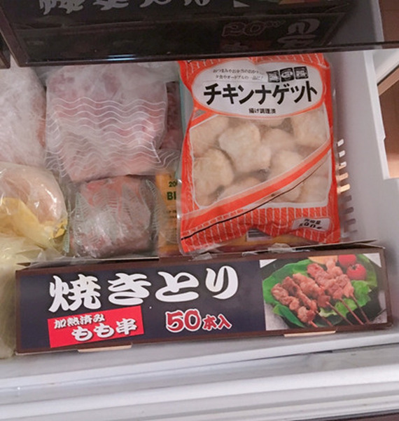 冷凍庫ではかなり幅をとります