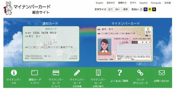 マイナンバーカード