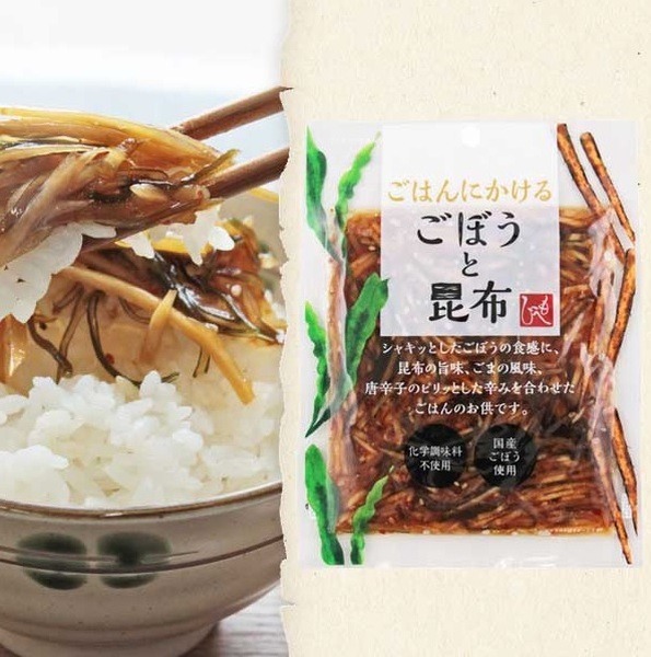 もへじ　ごはんにかけるごぼうと昆布　90g