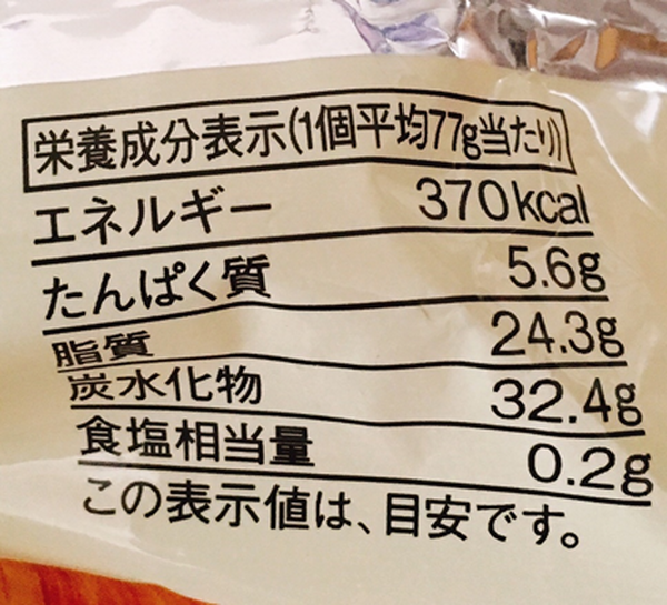 1個77g程度と少し小さい