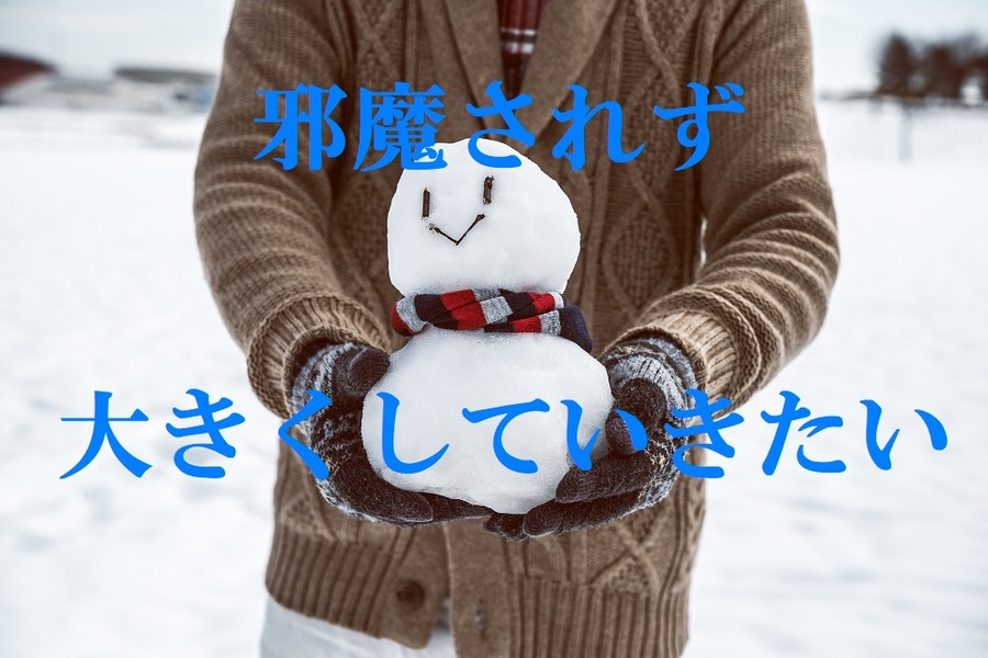 邪魔されず大きくしていきたい