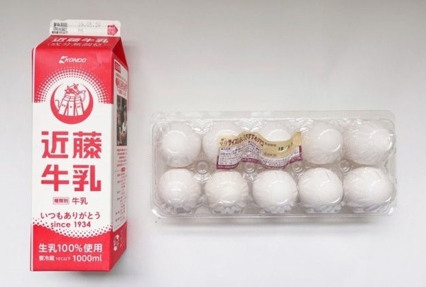 オーケーストアの牛乳と卵