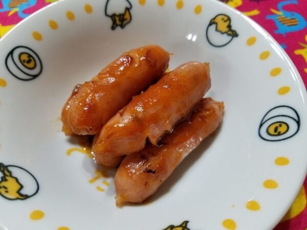 タコスのソースとソーセージの組み合わせは抜群です