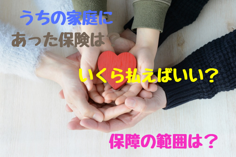 うちの家庭にあった保険は？