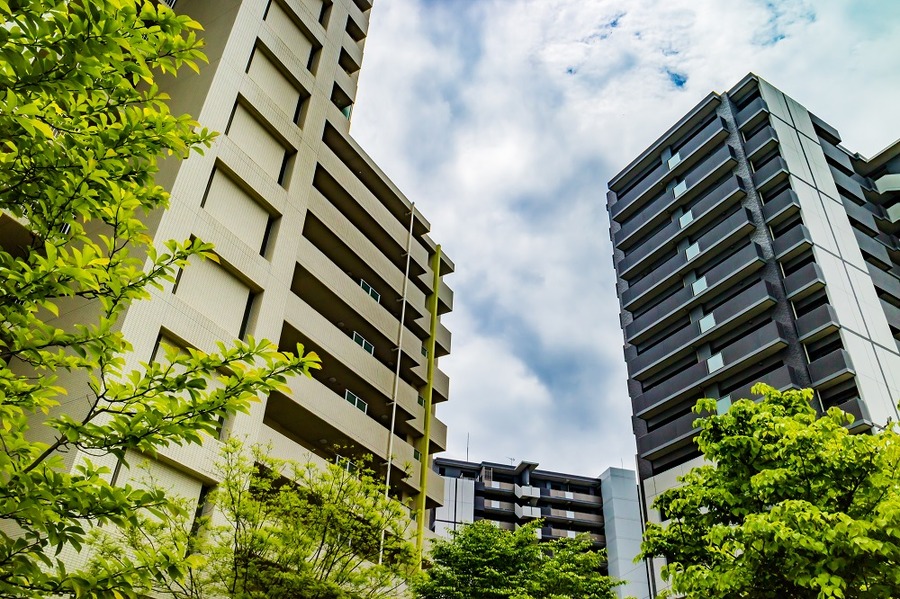 マンションのある景色