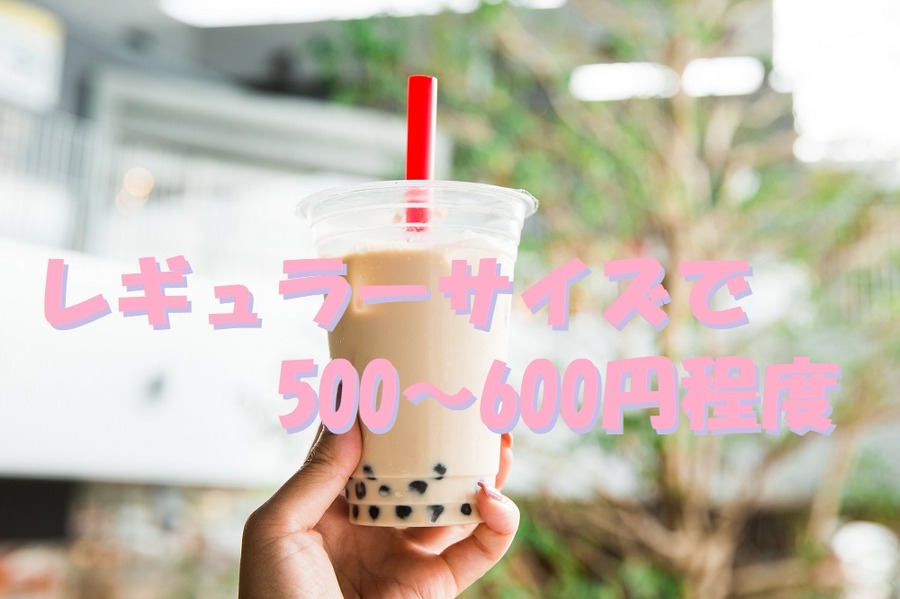 レギュラーサイズで500～600円程度